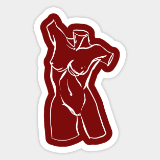 female figure Sticker